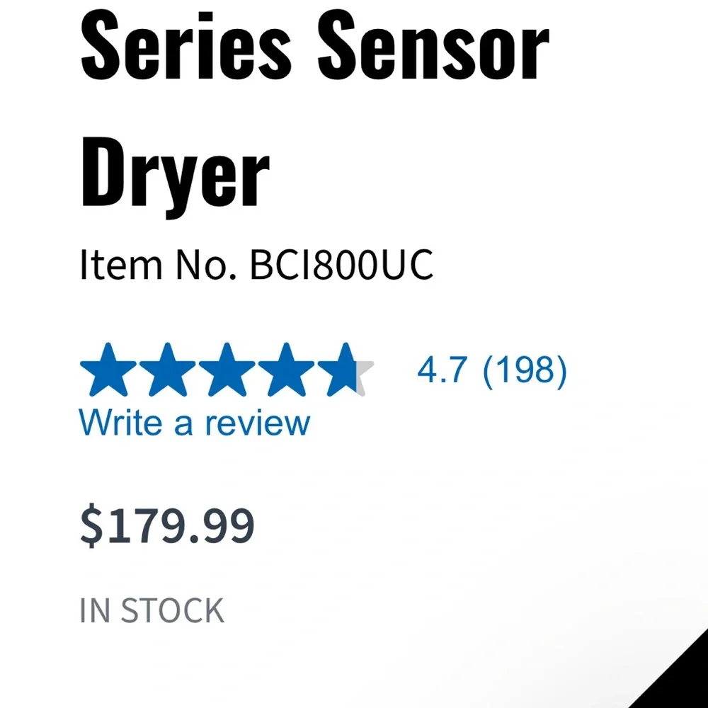 NEW! BabylissPRO Studio Design Series Sensor Dryer